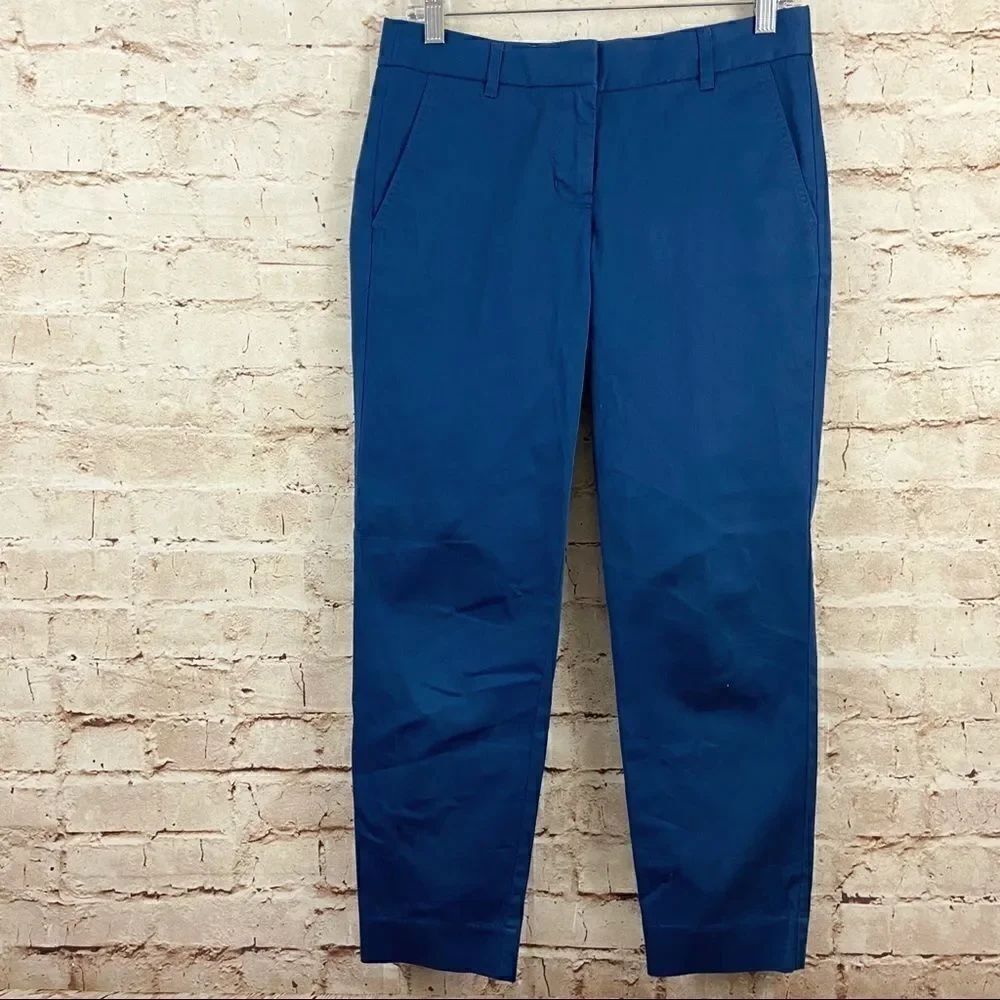 J. Crew cropped stretch chino pants lightweight
